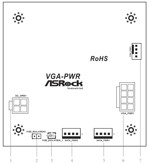 ASRock VGA-PWR Graphics Card Cable - Block Diagram 2