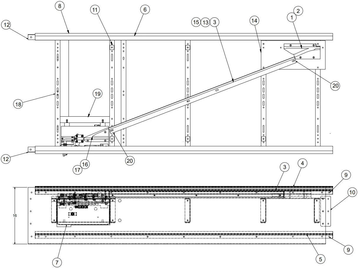 HYTROL ProSort 100 Elite High Speed Sortation Conveyor - Divert Section