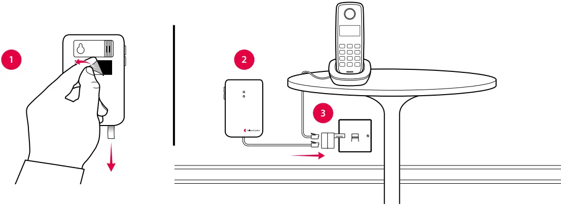Bellman Symfon BE1431 Visit Telephone Transmitter - transmitter