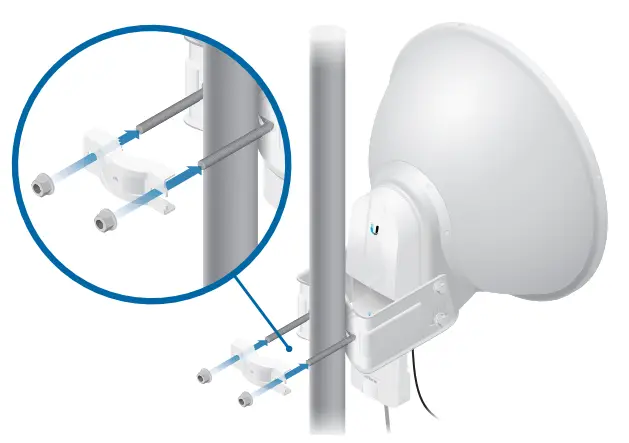 UBIQUITI NETWORKS AF 5G23 S45 airFiber X Antenna - Clamp Bracket