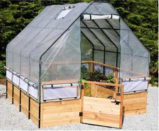 OLT-RB88GHO-8x8-Garden-Box-with-Greenhouse-Cover-PRODUCT
