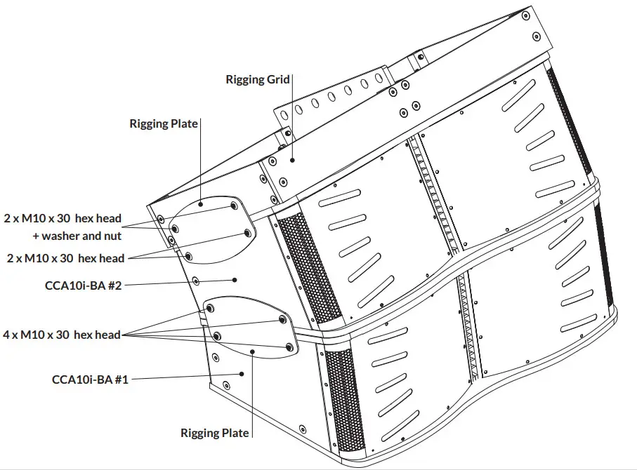 BLAZE CCA10i-BA Loudspeakers - BA Array