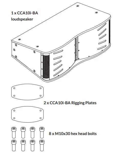 BLAZE CCA10i-BA Loudspeakers - loudspeaker