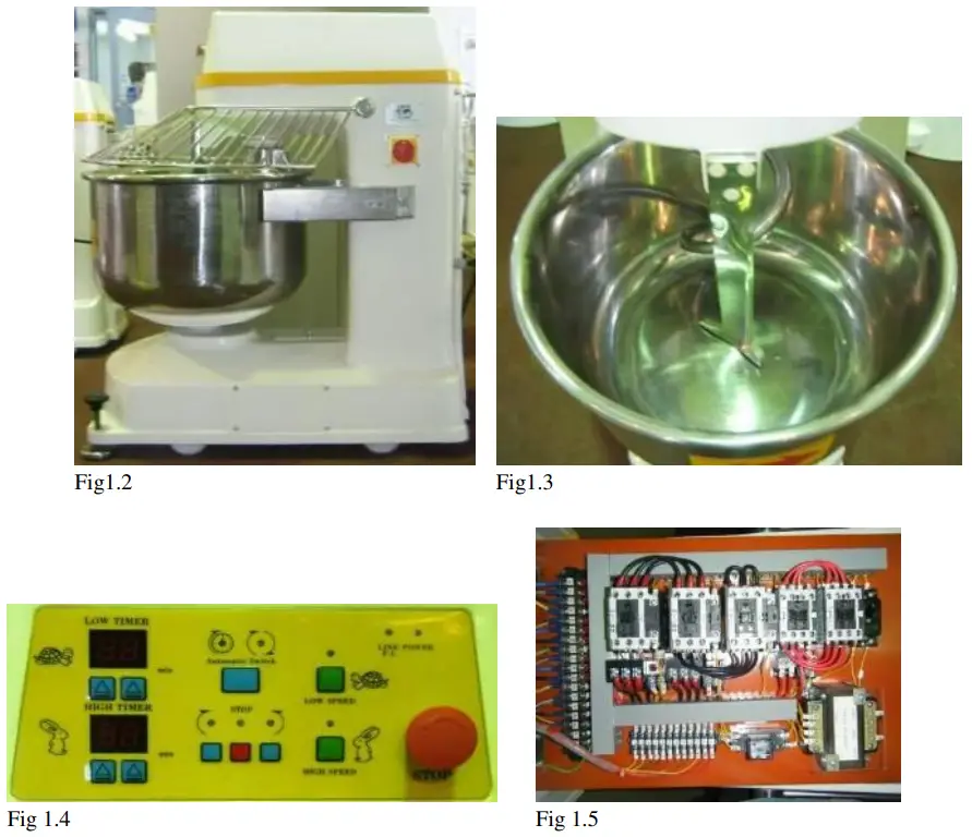 IBE KL200E Spiral Mixer - Components