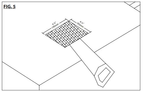Trimless Junction box cover installation