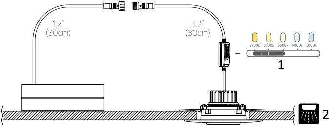 DALS Lighting GMB2-CC-XX 4 Inch Round Recessed B3