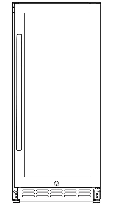 Renaissance Cooking Systems RCS REFR5 Undercounter Slim Glass Door