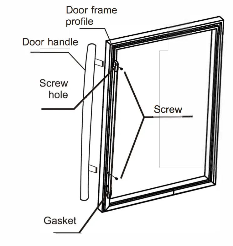 Installing The Stainless Steel Handle