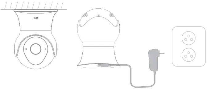 DIOCAM RE01 v2 Wifi Camera - Connecting the camera