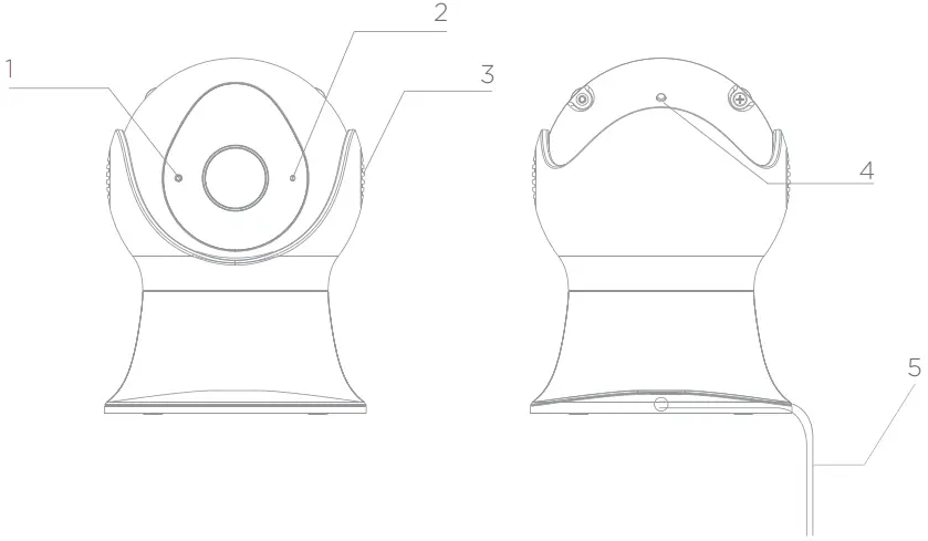 DIOCAM RE01 v2 Wifi Camera - Description of the device