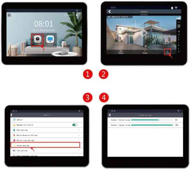 tuya TL-AH708 Touch Screen HD Wireless Video Door Phone - App17