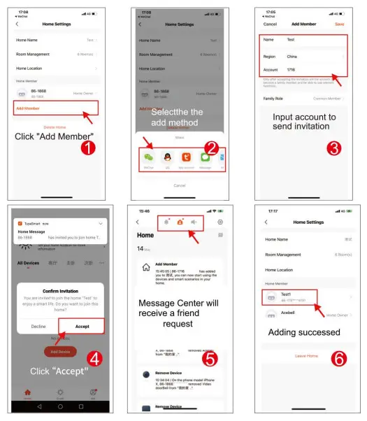 tuya TL-AH708 Touch Screen HD Wireless Video Door Phone - App3