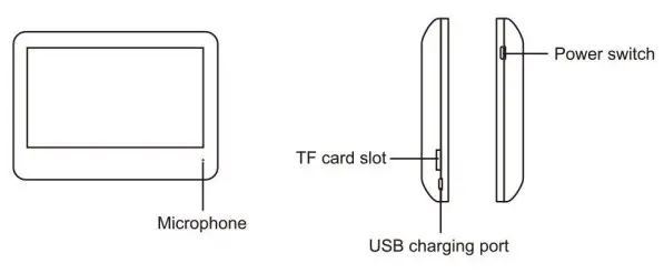 tuya TL-AH708 Touch Screen HD Wireless Video Door Phone - Fig1