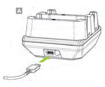 KOAMTAC XCover6 Pro 1 Slot Charging Cradle - fig 1