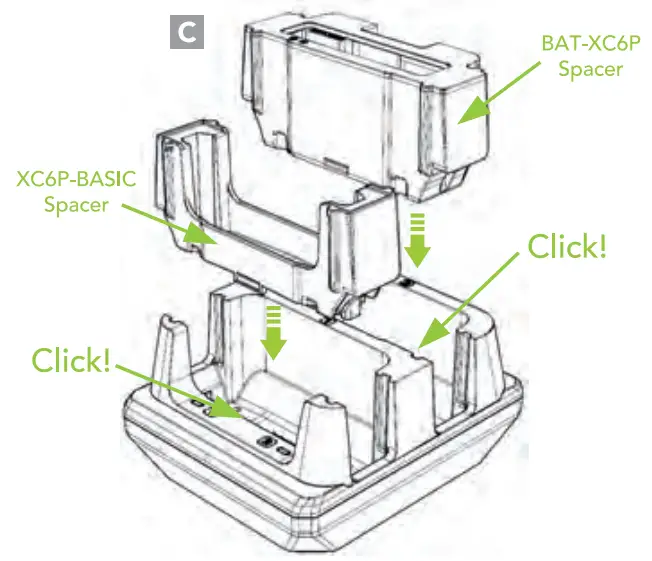 KOAMTAC XCover6 Pro 1 Slot Charging Cradle - fig 10