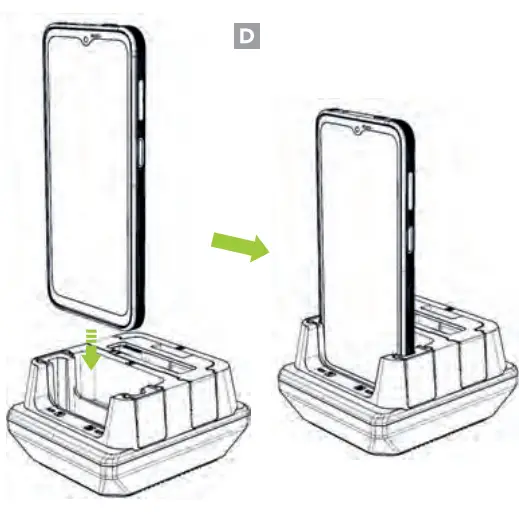 KOAMTAC XCover6 Pro 1 Slot Charging Cradle - fig 11