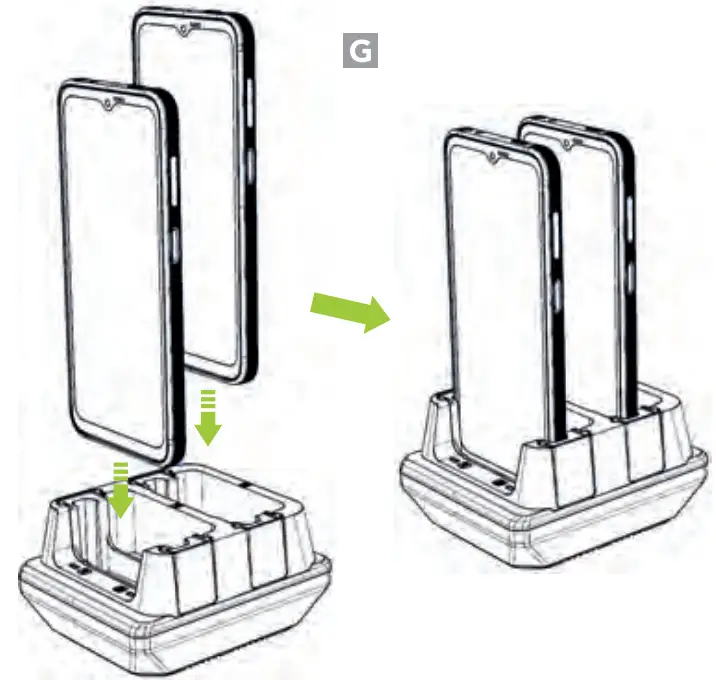KOAMTAC XCover6 Pro 1 Slot Charging Cradle - fig 14