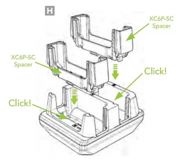 KOAMTAC XCover6 Pro 1 Slot Charging Cradle - fig 15