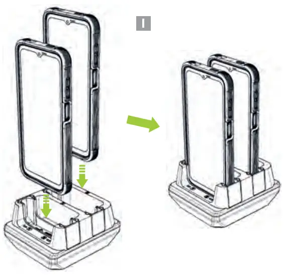 KOAMTAC XCover6 Pro 1 Slot Charging Cradle - fig 16