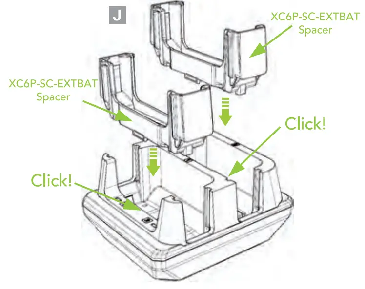 KOAMTAC XCover6 Pro 1 Slot Charging Cradle - fig 17