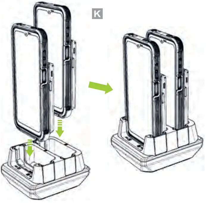 KOAMTAC XCover6 Pro 1 Slot Charging Cradle - fig 18