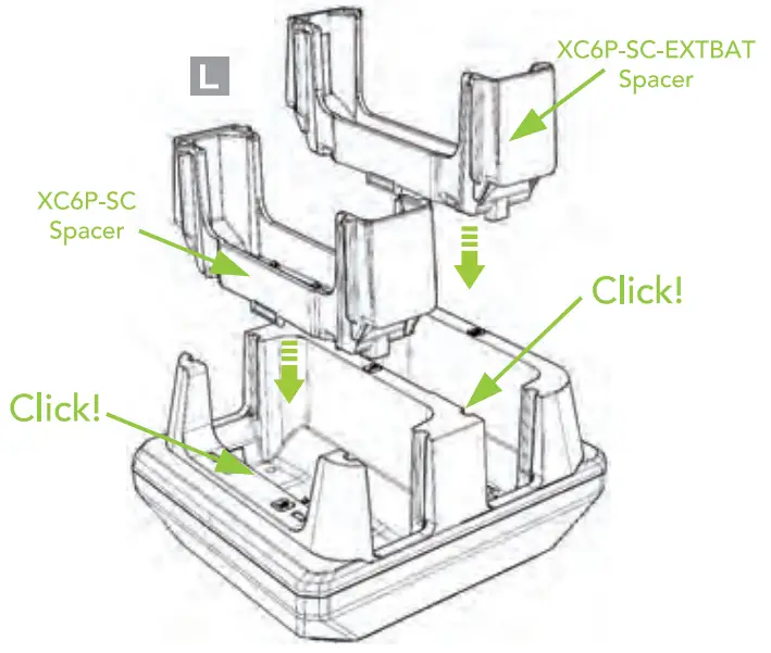 KOAMTAC XCover6 Pro 1 Slot Charging Cradle - fig 19