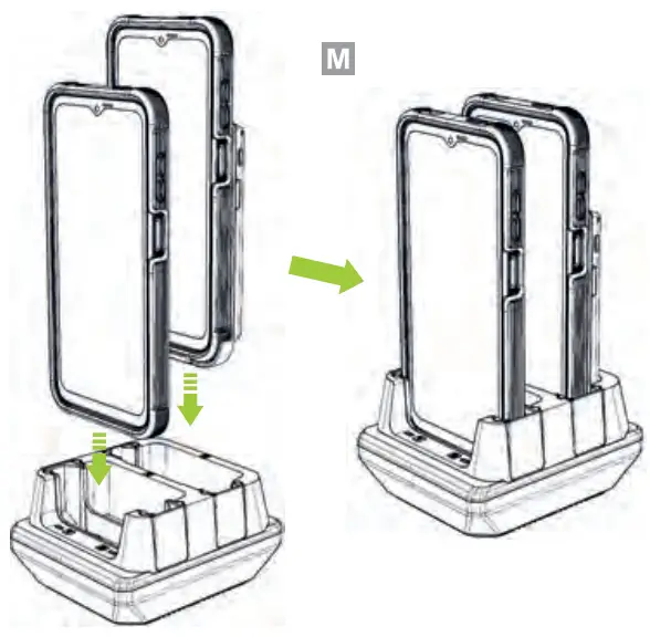 KOAMTAC XCover6 Pro 1 Slot Charging Cradle - fig 20