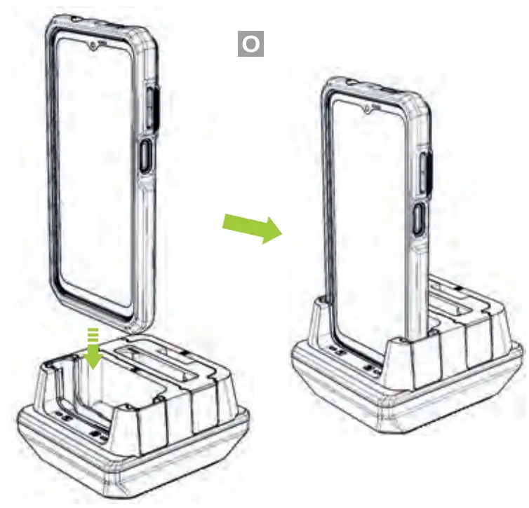 KOAMTAC XCover6 Pro 1 Slot Charging Cradle - fig 22