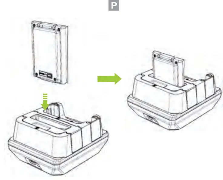 KOAMTAC XCover6 Pro 1 Slot Charging Cradle - fig 23
