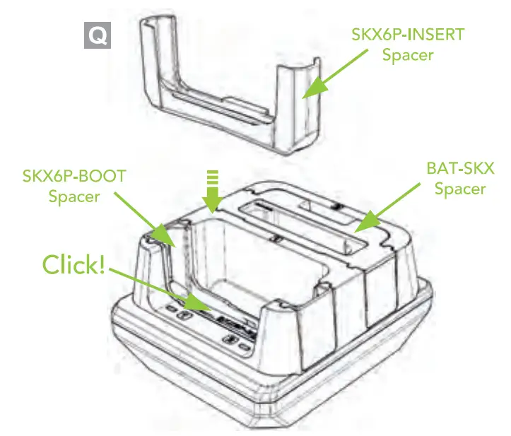 KOAMTAC XCover6 Pro 1 Slot Charging Cradle - fig 24