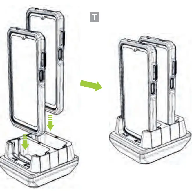 KOAMTAC XCover6 Pro 1 Slot Charging Cradle - fig 27