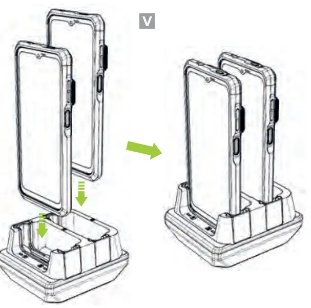 KOAMTAC XCover6 Pro 1 Slot Charging Cradle - fig 29