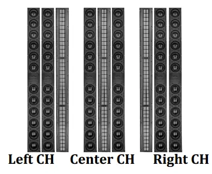 WISDOM Sage C225i Quint 5 Amplified In Wall Line Source Coaxial Planar Magnetic Loudspeaker - Proper Planar