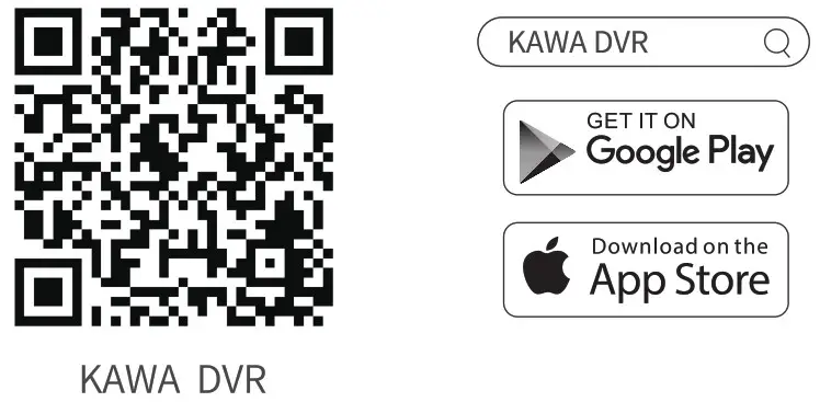KAWA D6 Car Dash Camera - app