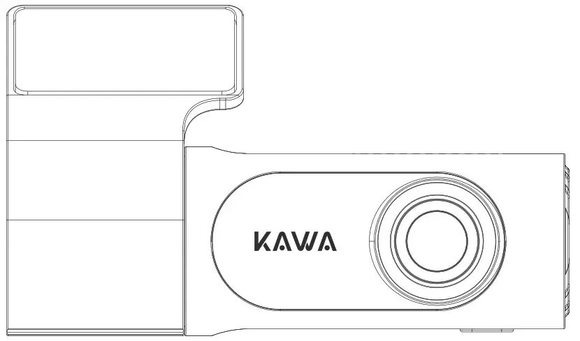 KAWA D6 Car Dash Camera - cover