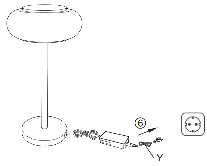 OSTERMANN 4071-1 Q-ETIENNE Desk Lamp -fig 2