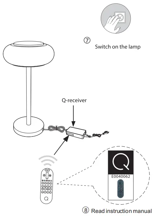 OSTERMANN 4071-1 Q-ETIENNE Desk Lamp -fig 3