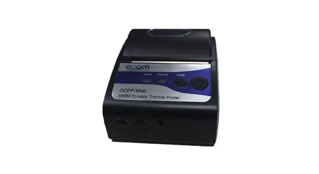 Ocom Ocpp-m11 Portable Bluetooth Barcode Label Printer Instructions