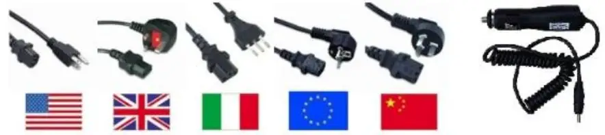 OCOM OCPP-M11 Portable Bluetooth Barcode Label Printer - Power adaptor