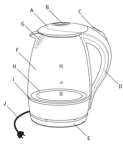 Atlanta ATH-2461 Electric Kettle - ELECTRIC KETTLE