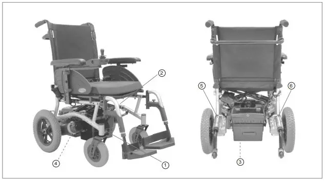 Abilize-WC09077-Folding-Electric-Wheelchair-FIG-1
