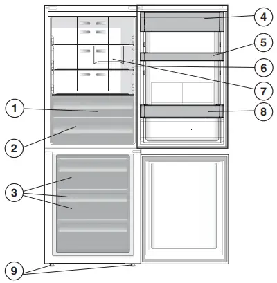 Whirlpool WB70E972X Refrigerator Freezer-fig1