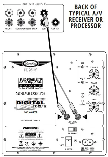 Low Level RCA Setup