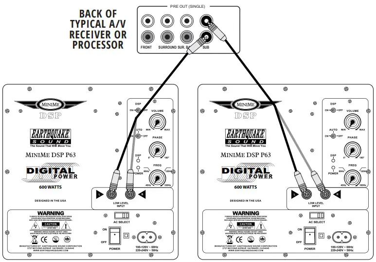 Low Level RCA Setup