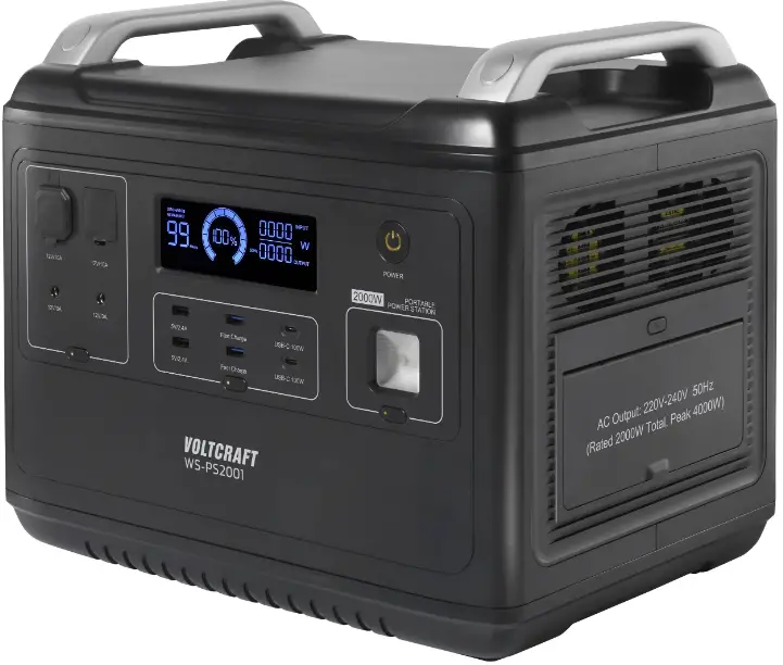 VOLTCRAFT WS-PS2001 Portable Power Station 2000 W