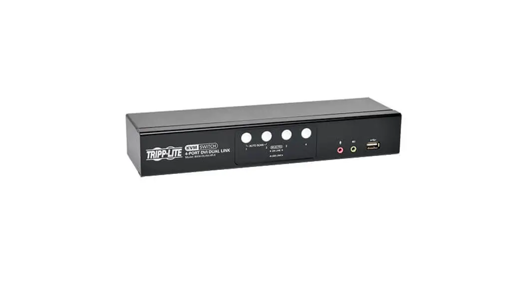 Eaton B004-dua4-hr-k 4-port Dvi Dual-link Usb Kvm Switch Owner's Manual