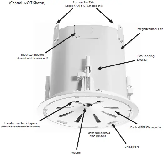 JBL-Professional-Control-40CS-T-High-Impact In-Ceiling-Subwoofer-fig-7