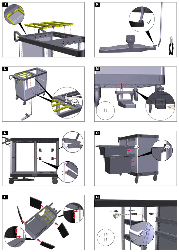 KARCHER MTA FM ExpertPro 100-P Preconditioning Cleaning System - Fig J-Q