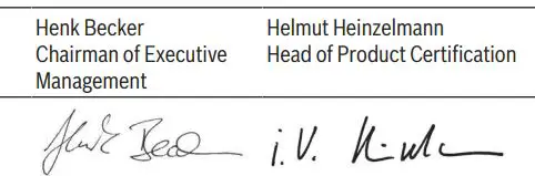 BOSCH GHE 18V-60 Professional Cordless Hedgecutter User Manual - Signature