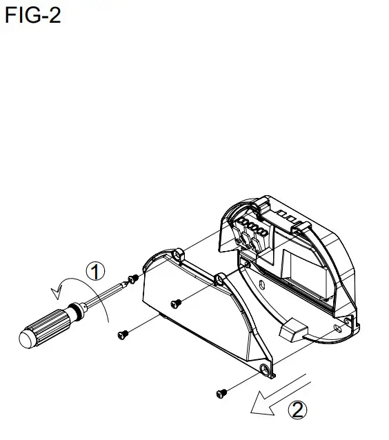 HALCYON EX913 B34 Exterior 4W Low Glare Wall Eyelid Light - parts 2